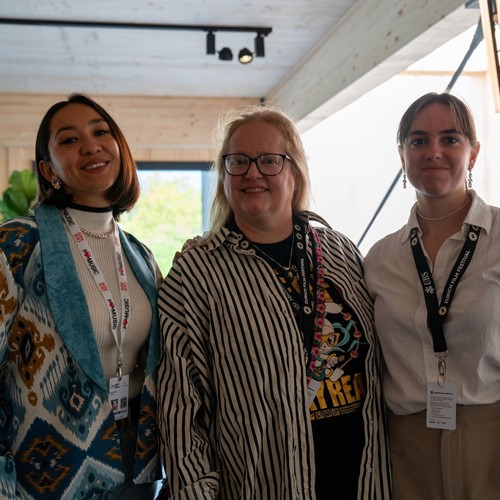 Aziza Kanz, Betty Grovelle and Melanie Rusch